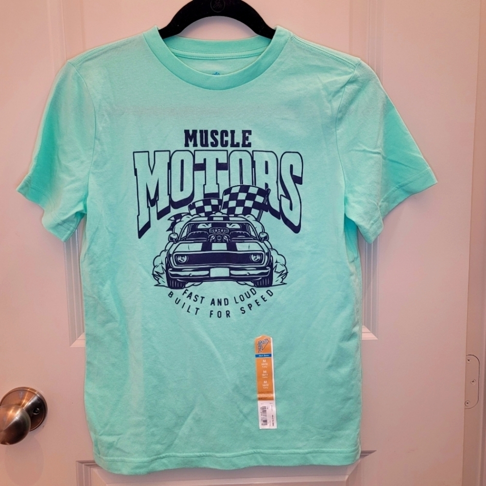 Thereabouts Short Sleeve T-shirt sz Husky M 10/12 Back To School